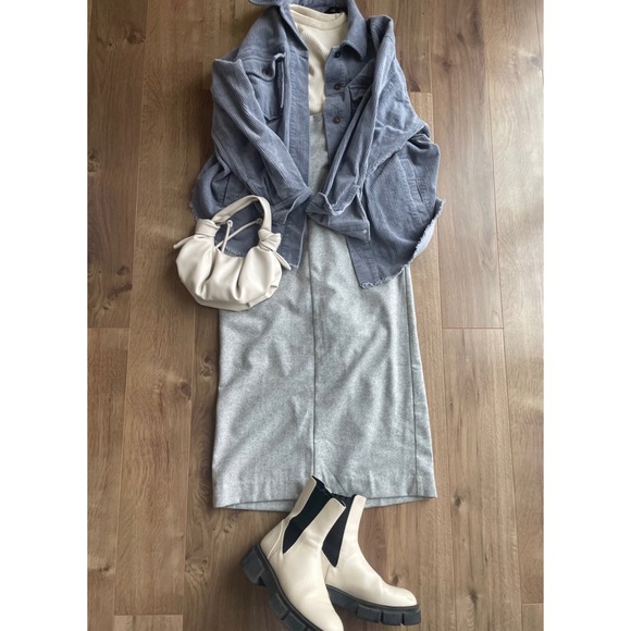 ZARA Cropped Corduroy Overshirt - Picture 13 of 13